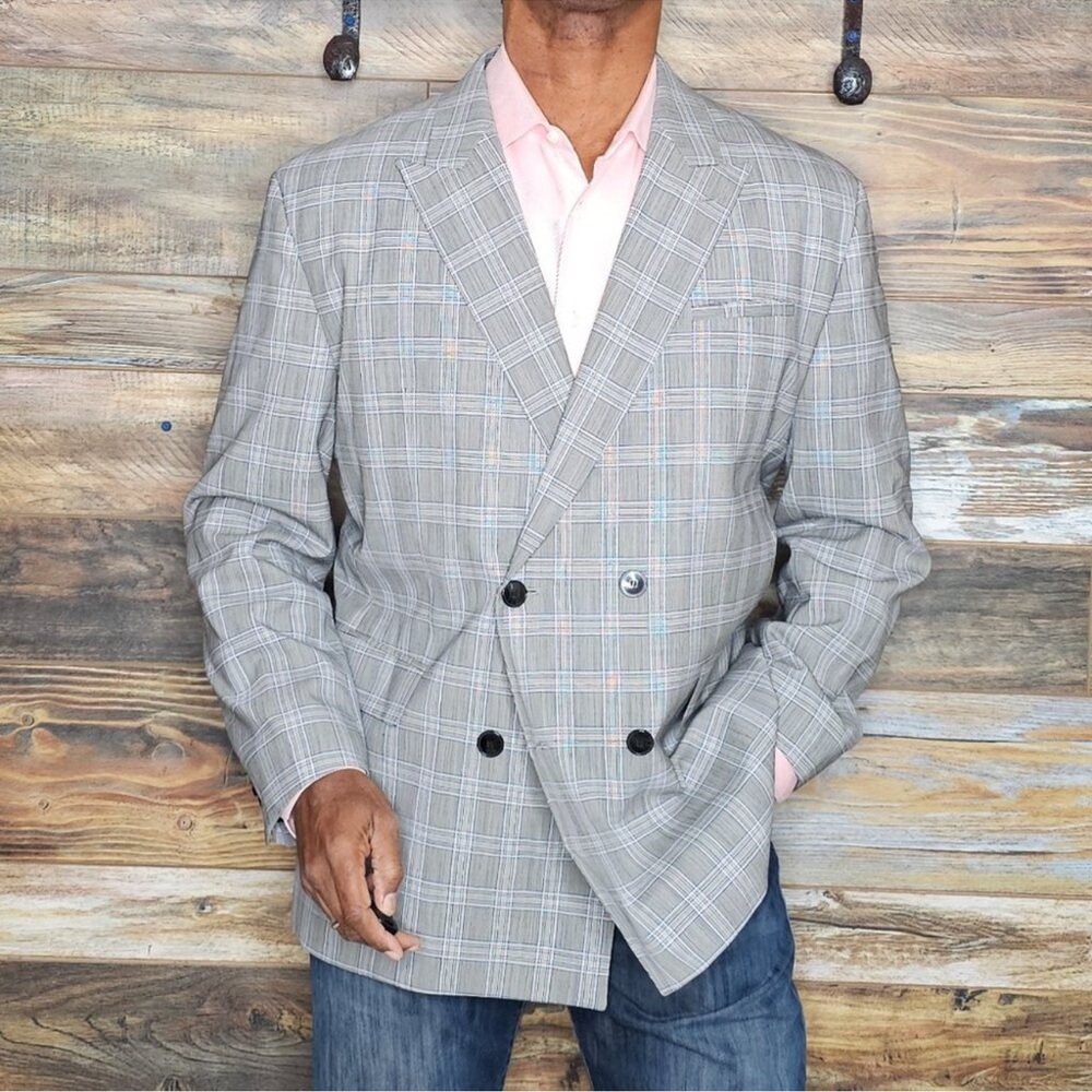 HUGO Boss Double Breasted Gray Sport Coat with Modern Fit